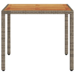 HKH 8 Piezas Conjunto de Salón de Jardín Pino Macizo - Negro