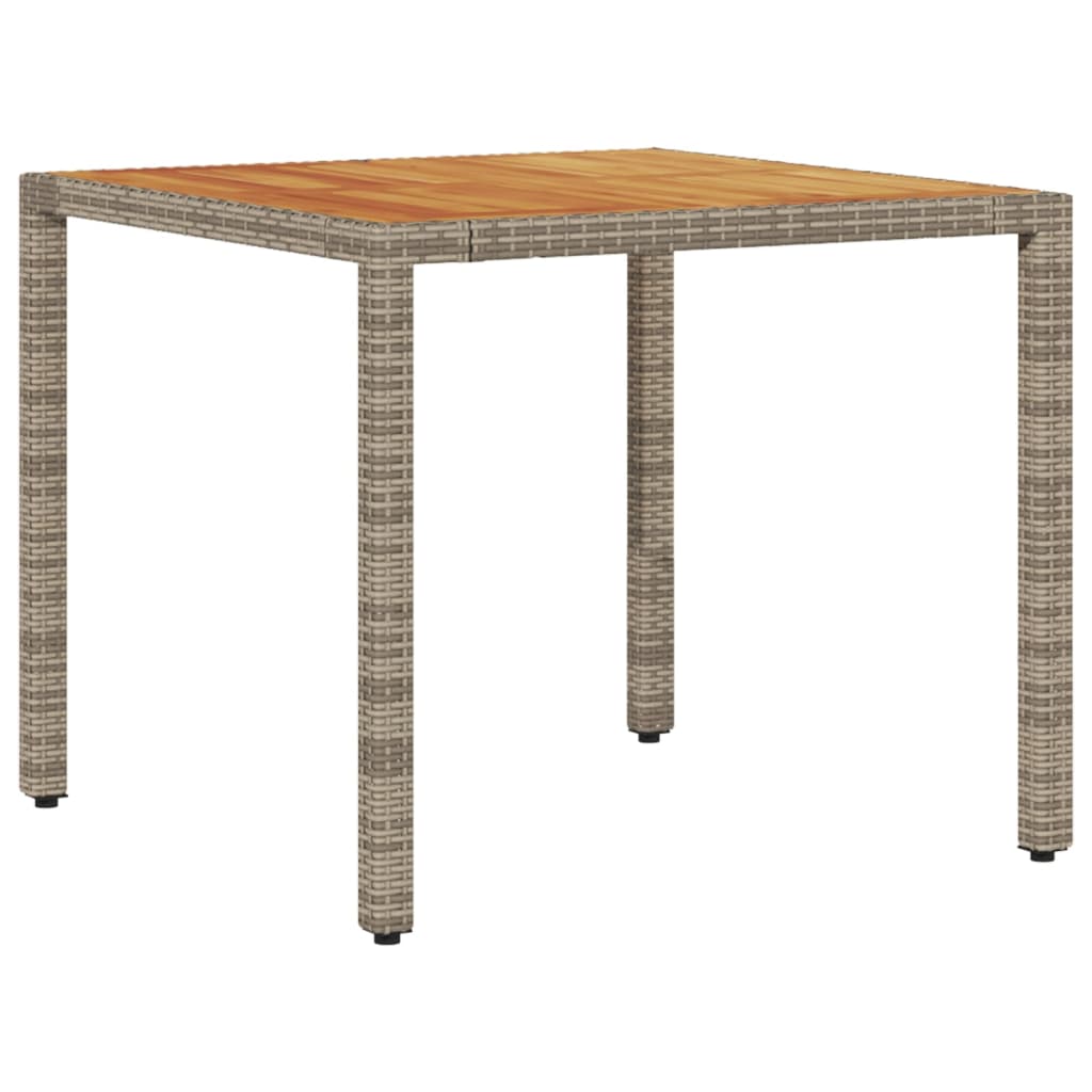 HKH 8 Piezas Conjunto de Salón de Jardín Pino Macizo - Negro