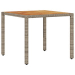 HKH 8 Piezas Conjunto de Salón de Jardín Pino Macizo - Negro