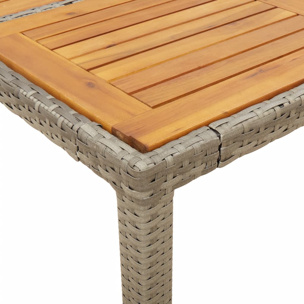 HKH 8 Piezas Conjunto de Salón de Jardín Pino Macizo - Negro