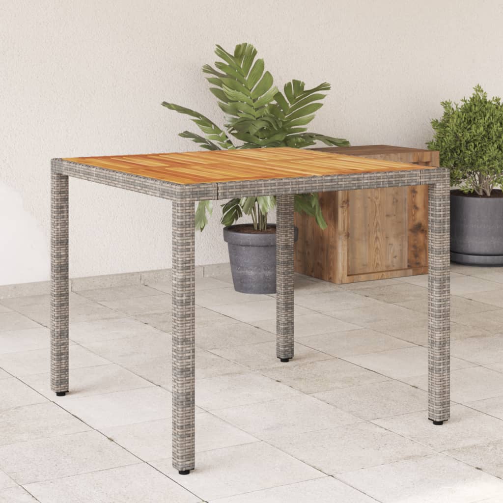 HKH 8 Pcs Conjunto Lounge de Jardim Pinho Maciço - Preto