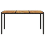 HKH 9 Pcs Conjunto Lounge de Jardim Pinho Maciço - Preto