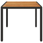 HKH 9 Pcs Conjunto Lounge de Jardim Pinho Maciço - Preto