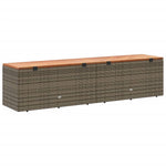 HKH 6 Pcs Conjunto Lounge de Jardim Pinho Maciço Cinzento - Cinzeto