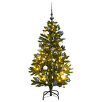 HKH Árvore Natal Artificial Articulada com 150 Luzes Led + bolas