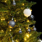 HKH Árvore Natal Artificial Articulada com 150 Luzes Led + bolas