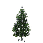 HKH Árvore Natal Artificial Articulada com 150 Luzes Led + bolas