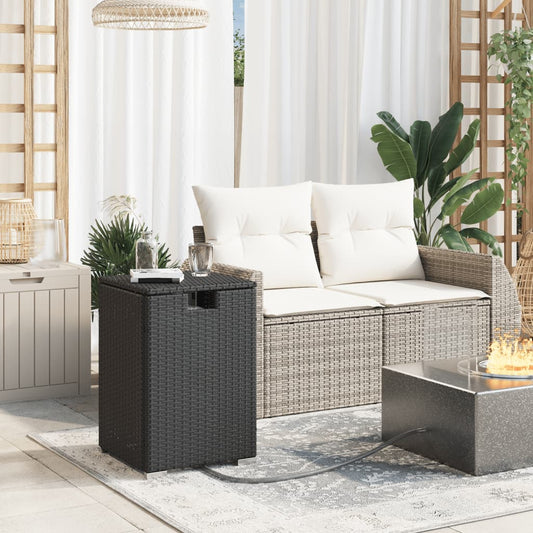 HKH Cobertura para Botija de Gás 40x40x60 Cm Vime Pe - Preto