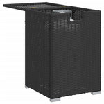 HKH Cobertura para Botija de Gás 40x40x60 Cm Vime Pe - Preto