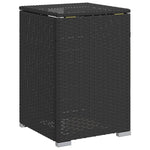 HKH Cobertura para Botija de Gás 40x40x60 Cm Vime Pe - Preto