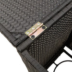 HKH Cobertura para Botija de Gás 40x40x60 Cm Vime Pe - Preto