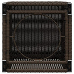 HKH Cobertura para Botija de Gás 40x40x60 Cm Vime Pe Castanho - Marrom