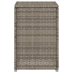 HKH Cobertura para Botija de Gás 40x40x60 Cm Vime Pe - Cinzento