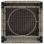 HKH Cobertura para Botija de Gás 40x40x60 Cm Vime Pe - Cinzento