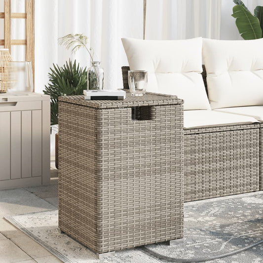 HKH Cobertura para Botija de Gás 40x40x60 Cm Vime Pe - Cinzento