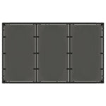 HKH Mesa de Jardim com Tampo de Vidro Vime Pe - Preto