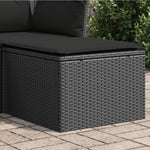 HKH Banco de Jardim com Almofadão 55x55x37 Cm Vime Pe - Preto