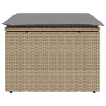 HKH Banco de Jardim com Almofada 55x55x37 Cm Vime Pe - Bege