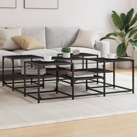 HKH Mesa de centro en derivados de madera - Negro
