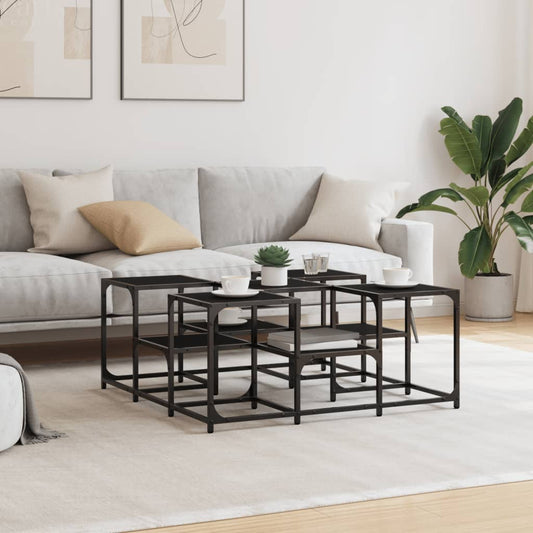 HKH Mesa de centro en derivados de madera - Negro