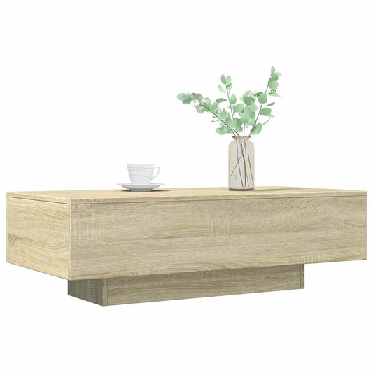 Mesa de centro HKH en derivados de madera Roble Sonoma
