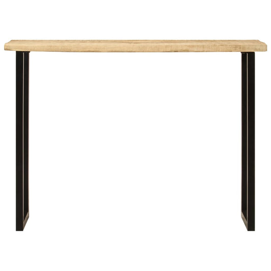 Mesa consola HKH con borde vivo de madera de mango maciza