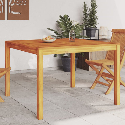 HKH Mesa de Jantar P/ Jardim Madeira de Acácia Maciça - Marrom