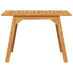 HKH Mesa de Comedor Para Jardín 110x56x75 Cm Madera de Acacia Maciza - Marrón