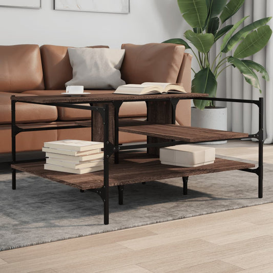 Mesa de centro HKH en madera chapada de roble - Marrón