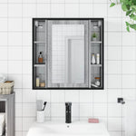 HKH Armario Baño C/ Espejo Sonoma - Gris