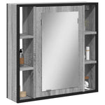 HKH Armario Baño C/ Espejo Sonoma - Gris