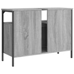 HKH Mueble para Lavabo Sonoma - 80x30x60cm - Gris