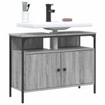 HKH Mueble para Lavabo Sonoma - 80x30x60cm - Gris
