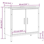 Mueble de baño HKH Sonoma Roble