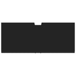HKH Mueble Lavabo Baño - 80x33x60 Cm - Negro