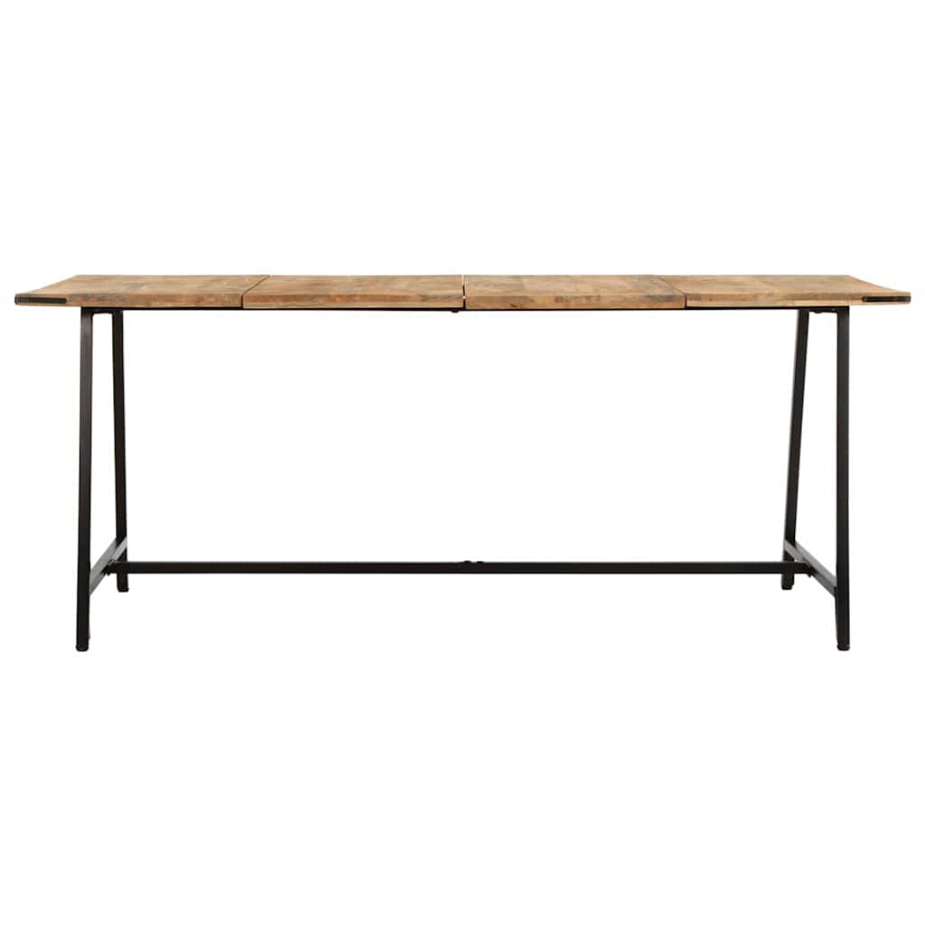HKH Mesa de Comedor de Madera Maciza de Mango