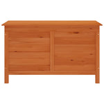 HKH Caixa De Arrumação Para Jardim 99x49,5x58,5 Cm Abeto Maciço - Marrom