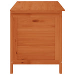 HKH Caixa De Arrumação Para Jardim 99x49,5x58,5 Cm Abeto Maciço - Marrom