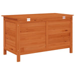 HKH Caixa De Arrumação Para Jardim 99x49,5x58,5 Cm Abeto Maciço - Marrom