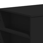 HKH Mesa de Centro em Derivados de em Madeira - Preto