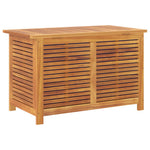 HKH Caixa Arrumação Jardim C/ Veneziana Acácia Maciça - Marrom