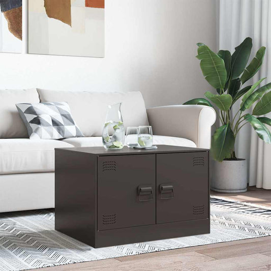 Mesa de centro HKH preta de aço