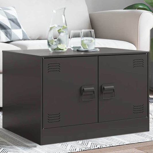 Mesa de centro HKH preta de aço