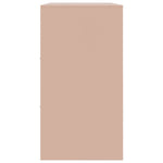 Aparador Moderno HKH de Acero Laminado en Frío con 6 Tiradores Metálicos 99 X 39 X 73 Cm - Rosa