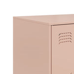 Aparador Moderno HKH de Acero Laminado en Frío con 6 Tiradores Metálicos 99 X 39 X 73 Cm - Rosa