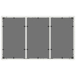 HKH Mesa de Jardim com Tampo de Vidro 150x90x75 Cm Vime Pe - Branco