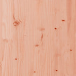 HKH Mesa de Bar Exterior C/ Telhado 112,5x57x195,5cm Madeira Maciça - Marrom