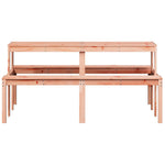 Mesa de picnic HKH Madera de Douglas maciza - Marrón