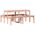 Mesa de picnic HKH Madera de Douglas maciza - Marrón