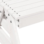 HKH Mesa de Piquenique P/ Crianças 88x97x52 Cm Pinho Maciço - Branco